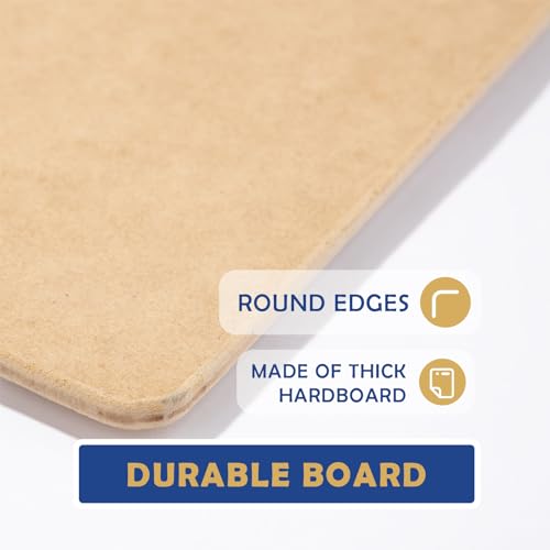 Falling in Art 19x25 Sketch Board, Drawing Tote Board for Artists with Sturdy Clip and Rubber Bands, Portable Art Clipboard for Classroom and Studio Drawing - size: 19X25"