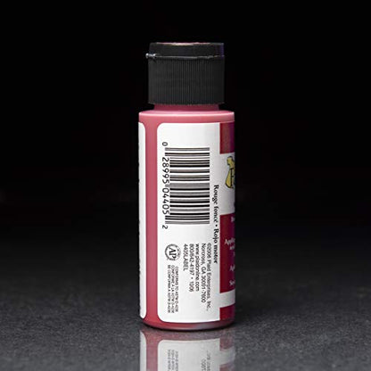 FolkArt Brush on Fabric Acrylic Paint Beginner Set (2-Ounce),