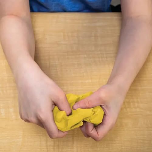 Prang Modeling Clay, Yellow, 1 lb. Block, Case of 12 Blocks, 192 oz. Total | Pliable, Non-Hardening, Non-Staining, Easy Clean-Up, Perfect for Preschool and Elementary Aged Children - color: Yellow, size: 1 lb. (Pack of 12)