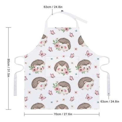 Cooking Apron for Adults with Pockets, Waterproof Oil Resistant Bib for Kitchen Restaurant BBQ Baking - color: Style (325)