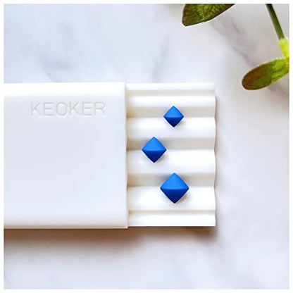 KEOKER Polymer Clay Bead Roller, Polymer Clay Earrings Tools, Round Bead Maker, Clay Jewelry Making Tool, Helps You Make Perfectly Round Beads in Three Sizes (Diamond Shape Bead) - color: 8mm/10mm/12mm Diamond Shape Bead