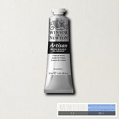 Winsor & Newton Artisan Water Mixable Oil Colour, 1.25-oz (37ml), Titanium White - color: Titanium White, style: 1.25-oz
