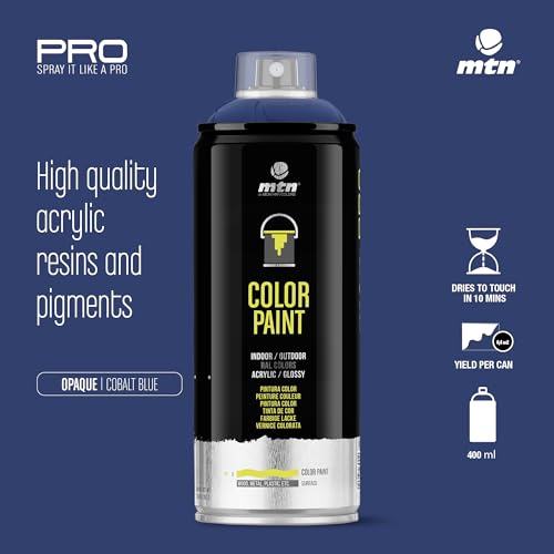 Montana Colors Acrylic Color Spray Paint (Cobalt Blue)