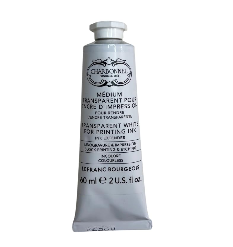 Lefranc Bourgeois Charbonnel Professional Printing Waterwashable Ink, Thick Transparent Medium, 60ml (2-oz) - style: Thick Transparent Medium, 60ml (2-oz)