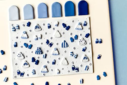 FIMO Soft & Effect Polymer Oven Modelling Clay - 57g - Set of 4 - The Snow & Ice Collection