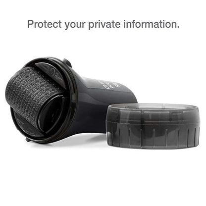 Guard Your ID Wide Advanced Roller 2.0 Identity Theft Prevention Security Stamp Black - color: Black, size: wide