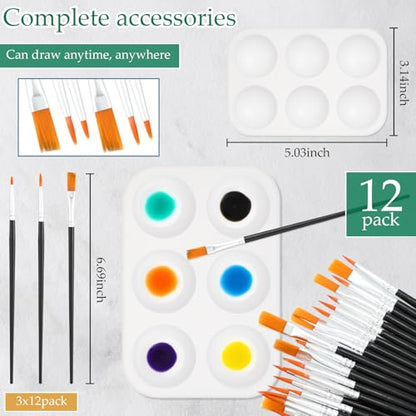 Ctosree 12 Sets Pre Drawn Canvas Kit for Painting Adults Sip and Paint Kit Art Pre Printed Canvas Bulk for Adult Date Night, Art Party & Holiday Gift(Mixed Style,8 x 8 in) - size: 8 x 8 in, style: Mixed Style