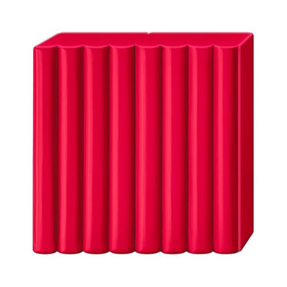 STAEDTLER Polymer Modelling Clay - FIMO Professional - Oven Bake Clay - Carmine, 57g - 1 Block, 8040-29 - color: Carmine