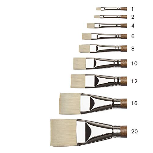 Winsor & Newton Artists' Oil Synthetic Brush, Bright #12 - style: Bright #12