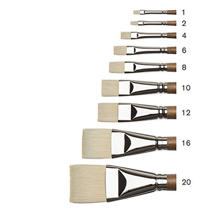 Winsor & Newton Artists' Oil Synthetic Brush, Bright #12 - style: Bright #12