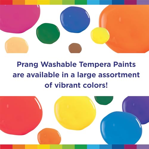 Prang Washable Tempera Paint, Red, 16 Oz., 1 Count - color: Red, size: 16 Fl Oz (Pack of 1)