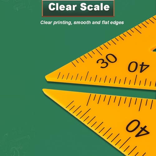 5PCS Magnetic Geometry Set, 60°45°Triangle Ruler Protractor Compass Set with Non Slip Handle, Large Geometry Ruler Drawing Tools for Teachers on Whiteboard Math Classroom - color: Ruler Compass Protractor Set of 5