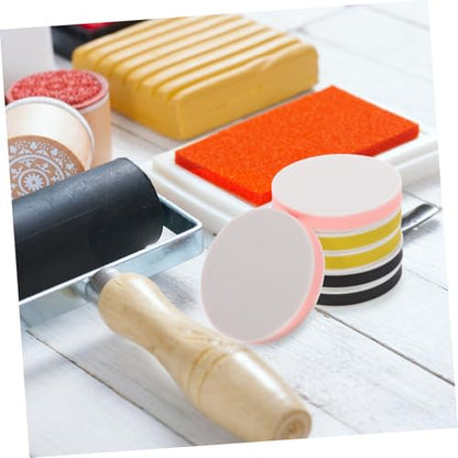 jojofuny 6pcs Carving Rubber Blocks for Stamps Easy Engraving and Printing Soft Texture for Detail Work for Artists and Craft Projects