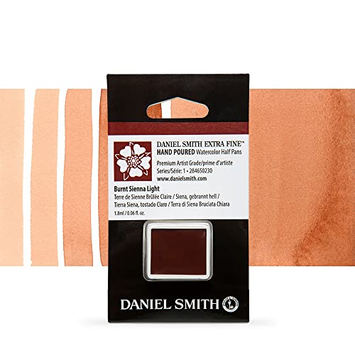 Daniel Smith Watercolor Half Pan (Burnt Sienna Light) 284650230 - color: Burnet Sienna Light