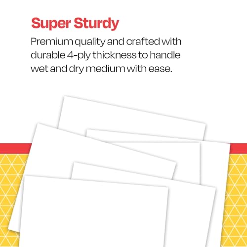 School Smart Railroad Poster Board Paper, 22 x 28 Inches, 4-Ply, White, Pack of 25 - color: High Gloss, size: 4-Ply, Pack of 25