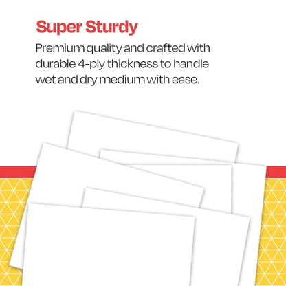 School Smart Railroad Poster Board Paper, 22 x 28 Inches, 4-Ply, White, Pack of 25 - color: High Gloss, size: 4-Ply, Pack of 25