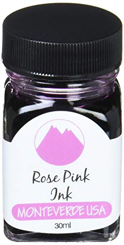 Monteverde USA Ink with ITF Technology, 30 ml Rose Pink (G309RP) | ITF formula supports smooth flow, lubrication, and rich color for everyday fountain pen writing. - color: Rose Pink, style: 30ml