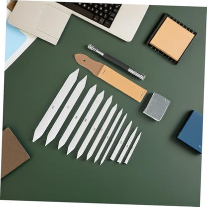 Mobestech 33pcs Blending Stump and Tortillions Sketching Blending Tools Set with Sandpaper Block Pencil Extender and Kneaded Erasers for Artist Drawing and Paper Art