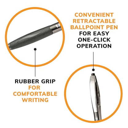 BIC Glide Black Retractable Ballpoint Pens, Medium Point (1.0mm), 4-Count Pack, Ultra Smooth Writing Black Pens - color: Black, size: 4 Count (Pack of 1)