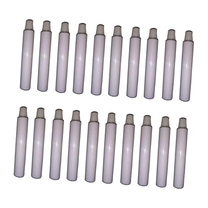 Empty Aluminum Paint Tubes, 20Pcs 5ml Refillable Sample Containers for DIY Paint Filling and Travel Storage - size: 20Pcs 5ml