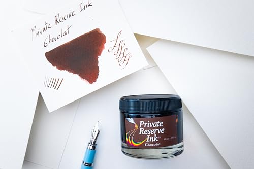 Private Reserve Premium Fountain Pen Ink, 60ml Bottle, Chocolat | Premium fountain pen ink with smooth flow, rich color, and reliable everyday writing performance. - color: Chocolat