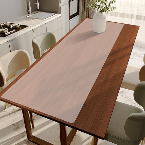 Large Silicone Mats for Kitchen Counter, 16" x 72" Heat Resistant mat, Food-Grade Silicone Pastry mat,Multi-Purpose Countertop Protector Mat, Skin-Friendly Surface,Freely Cuttable,Translucent - color: Translucent, size: 72"L x 16"W