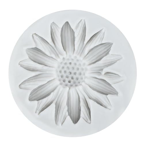 Sunflower Clay Mold Flower Silicone Molds Chrysanthemum Mold for DIY Crafts Air Dry Polymer Clay Plaster Jewelry Making Epoxy Resin Casting - color: Style A