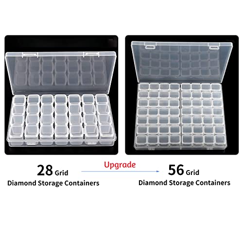 LIRUNQIU B4 Diamond Painting LED Light Pad Kit | Includes storage case, pens, stand, pad board. Ideal for adults, full drill diamond art. Complete 5D tool set. - size: B4 Led Pad