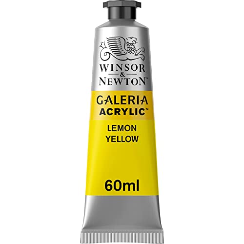 Winsor & Newton Galeria Acrylic Color, 60ml (2-oz) Tube, Lemon Yellow - color: Lemon Yellow, style: 2-oz Tube