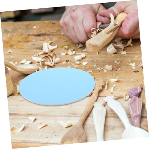 jojofuny 1piece PVC Linoleum Blocks for Printmaking Round Blank Carving Tools for Art Projects for Stamps Crafts Artistic Printmaking