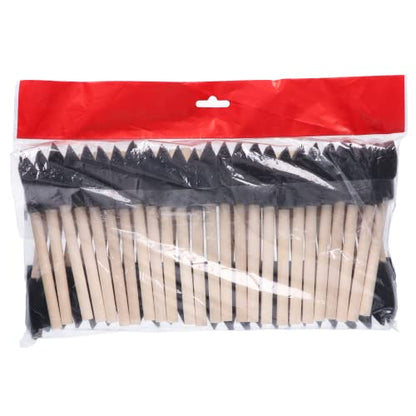 Artlicious Foam Brush Set - Pack of 50 Disposable, 1-inch Sponge Paint Brushes for Acrylic Painting, Staining, Varnishes & DIY Craft Projects - Art Supplies - size: 1 Inch - 50 Pack