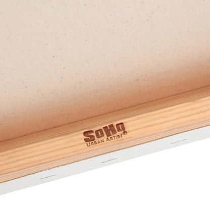 SoHo Urban Artist, 18x24 Heavyweight Stretched Cotton Canvas for Painting - 1.5" Deep- 3 Pack, Triple Primed, 100% Cotton Canvas, Archival, Universal Primed for Oil, Acrylic, Alkyd, Mixed Media - size: 18"x24"