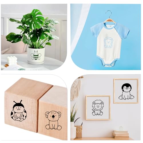 3 Inch Cute Animal Stencils for Crafting, 50pcs Reusable Nature Designs for Painting on Wood, Canvas, Fabric, Coasters, Wall Decor