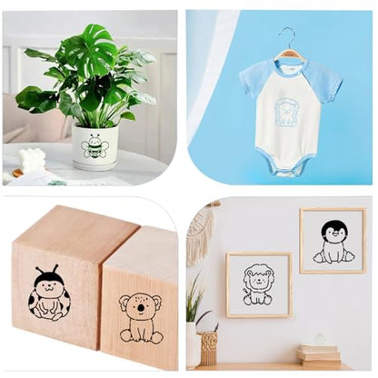 3 Inch Cute Animal Stencils for Crafting, 50pcs Reusable Nature Designs for Painting on Wood, Canvas, Fabric, Coasters, Wall Decor