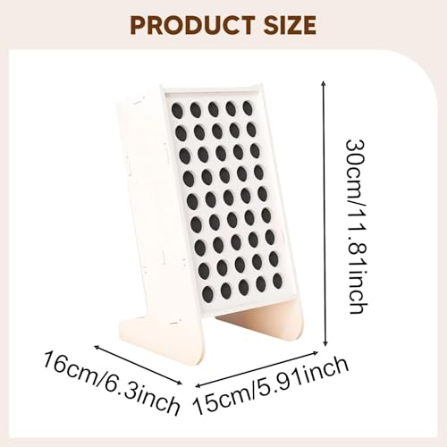 Marker Organizer 45 Slots Pencil Holder Storage Organizer Efficient Organization Solid PVC Board Art Brushes Sturdy Rack Suitable for Home Office Desk