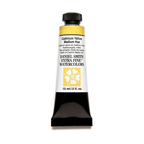 Daniel Smith Extra Fine Watercolor 15ml Paint Tube, Cadmium Yellow Medium Hue (284600184), 0.5 Fl Oz (Pack of 1) - color: Cadmium Yellow Medium Hue