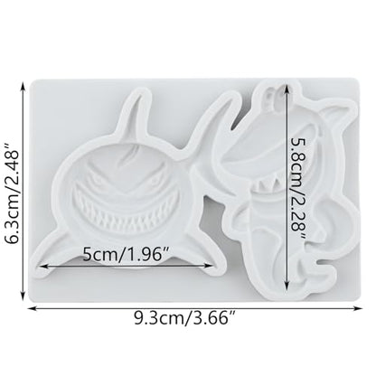 Shark Crocodile Polymer Clay Mold Shark Alligator Silicone Molds for DIY Crafts Epoxy Resin Casting Air Dry Polymer Clay Plaster Jewelry Making - color: Style F