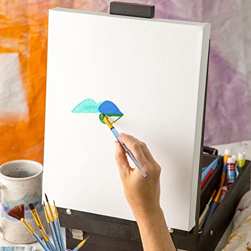 Artist's Loft 11" x 14" Level 3 Gallery Wrapped Heavy Duty Canvas - Archival, Acid Free Cotton Canvas for Paint, Acrylic, & Oils - Bulk 12 Pack - size: 11\ x 14\