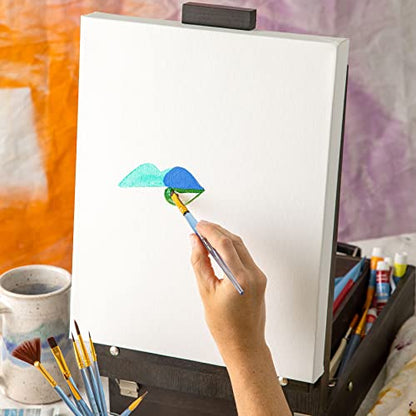 Artist's Loft 11" x 14" Level 3 Gallery Wrapped Heavy Duty Canvas - Archival, Acid Free Cotton Canvas for Paint, Acrylic, & Oils - Bulk 12 Pack - size: 11\ x 14\