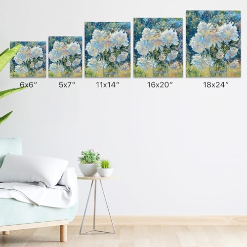 Conda 11x14 inch Stretched Canvas for Painting, Pack of 8, 100% Cotton White Blank Canvas, Pre-Primed, 5/8 Inch Profile Artist Canvas Boards Value Pack for Acrylics, Oils Painting - size: 11x14 inch-new