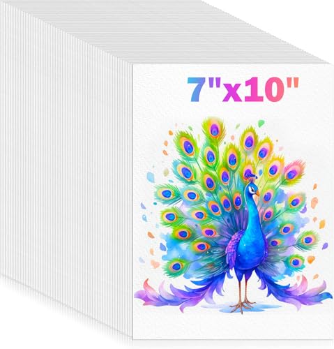 128 Sheets Watercolor Paper, Art Supplies for Kids, 7"x10" Cold Press Water Color Paper, 140lb/300gsm Artist Acrylic Painting Supplies for Adults, Watercolors, Paint Set, Colors, Sketchbook, Journal - size: 7" x 10", 128 sheets, style: loose watercolor dr