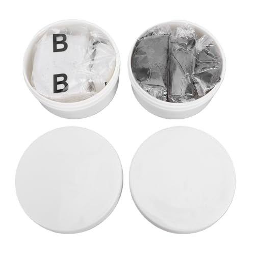 SUNGOOYUE Self Hardening Clay Sculpting Modeling Compound, 2Pcs 250G Each Self Hardening 2 Part A and B Putty for Sculpting Repair On Metal Wood Tile Ceramic Other Art Supplies