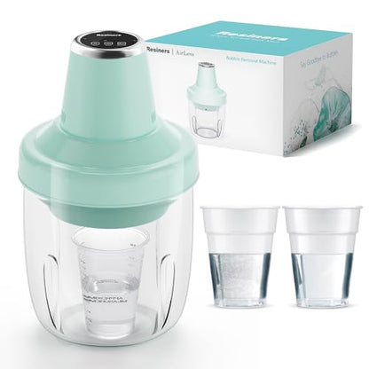 Resiners Resin Bubble Remover, Quickly Remove Bubble Within 9 Mins, 95kPa Vacuum Degassing Chamber, Airless Bubble Removing Machine for Epoxy, UV Resin Casting, Silicone Mold, Jewelry Making - color: Mint Green
