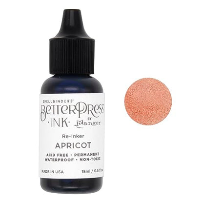Spellbinders BetterPress Letterpress Ink Pad & Reinkers Bundle (Desert Sunset) - color: Desert Sunset
