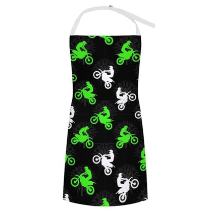 Cooking Apron for Adults with Pockets, Waterproof Oil Resistant Bib for Kitchen Restaurant BBQ Baking - color: Style (331)