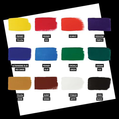 Liquitex Professional Acrylic Gouache Paint, 12 x 22ml (0.74-oz), Essentials Set - style: Essentials Set 12 x 22ml (0.74-oz)