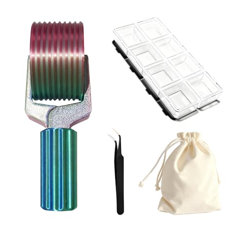Diamond Painting Roller Set, 2025 Diamond Art Accessories & Diamond Painting Accessories Kit, 3D Printed Press Roller for Rhinestone Embroidery (Gradient Color) - color: Gradient Color