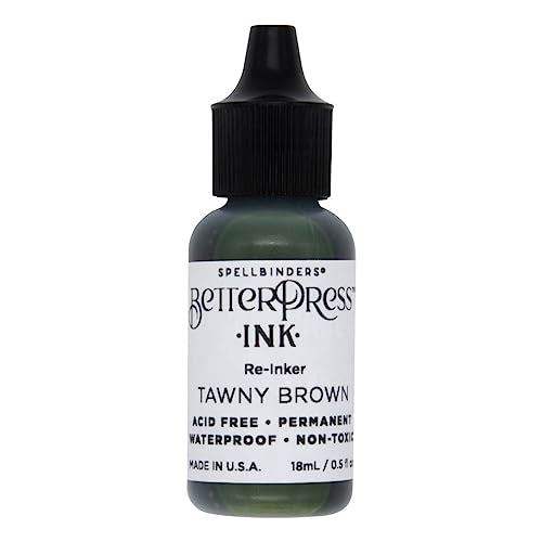Spellbinders BetterPress Letterpress Ink Pad & Reinkers Bundle (Nature) - color: Nature