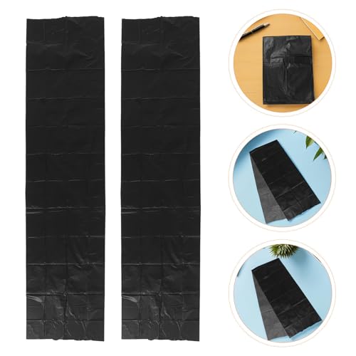LIFKOME 2pcs Carbon Graphite Transfer Copy Sheets 51.6cm X 2m Black Tracing Paper for Canvas and Fabric Drawing with Enhanced Clarity and High Efficiency Pattern Replication