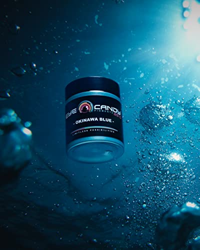 Eye Candy Pigments Premium Blue Mica Powder - Okinawa Blue (50gr) - for Epoxy, Resin, Soap, Paint, Woodworking, Acrylic Pouring, Bath Bombs, Fishing Lures - DIY Arts and Crafts Additive - color: Okinawa Blue